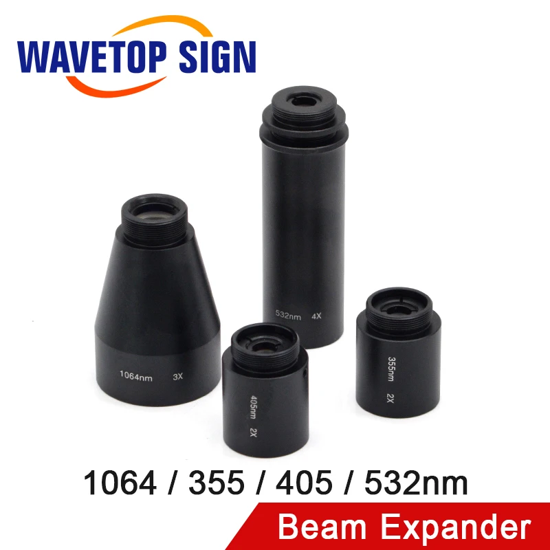 WaveTopSign-Extenseur de faisceau laser, Lentilles de marquage, Galvanomètre optique, 1064nm, 355nm, 405nm, 532nm, 2X-12X