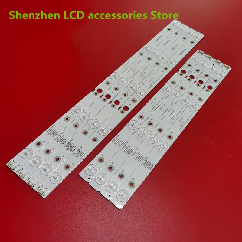 Barra de luz LED para TH-43FX680C de Panasonic, tubo de lámpara de SW43D09L-ZC22AG-02SW43D09R-ZC22AG-02, 3V, 5LED, 427MM, 4LED, 331MM, 100%