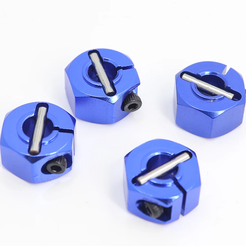 1/10 RC AUTO 4PCS Metall 5mm Innen durchmesser Naben 6/7/8/9/10 MM Dicke 12MM Rad Hex Drive Adapter 1:10 für SCX10 CC01