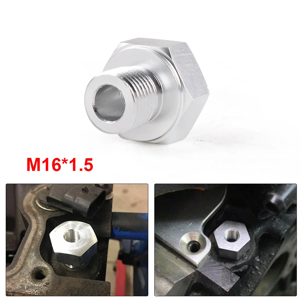 1PC Oil Pressure Adapter Fitting LS Swap Gauge Sensor Adapter M16x1.5 to 1/8 NPT