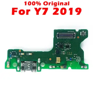 Bilashmart Charging Board Huawei Y7 2019 USB Charging Port on Y7 2019 PCB Dork Connector Flex Cable Replacement Spare Parts