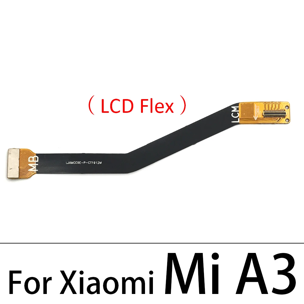 New For Xiaomi Mi 11T Pro Poco F3 Mi A3 F2 Pro / K30 Pro / Mi 9 11 Lite Main Motherboard Connector LCD Display Flex Cable Parts