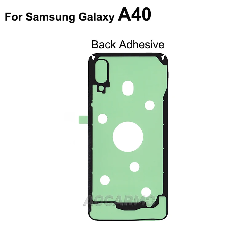 Aocarmo Back Cover Adhesive Sticker Glue For Samsung Galaxy A40 A41 Replacement Parts