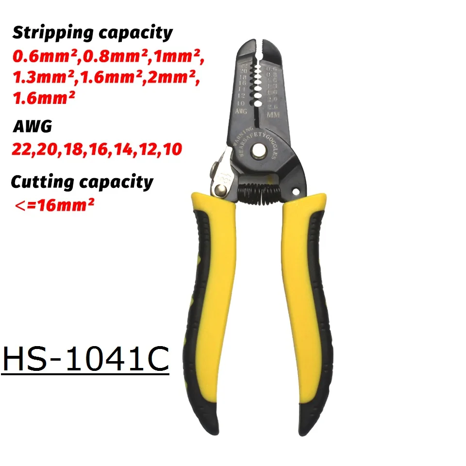 الألوان HS-700D FS-D3 ضبط النفس العزل كماشة سلك متجرد 0.03-10mm2 القاطع كابل مقص سلك متجرد أداة FSE