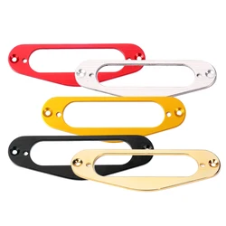 Single Coil Neck Pickup Surround Mounting Ring with Screws for Telecaster Style Electric Guitar Aluminum Alloy Metal