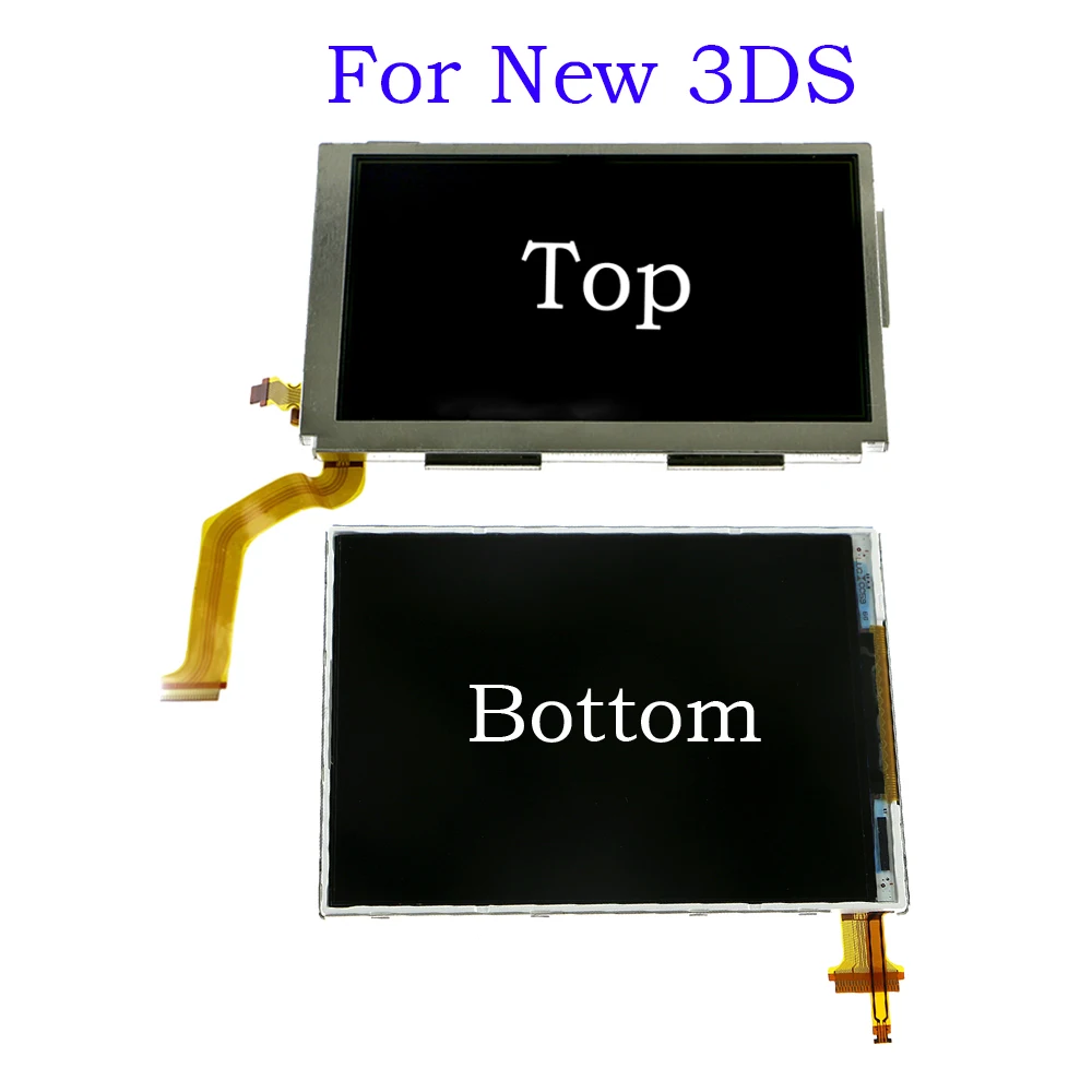 Đầu Dưới & Trên Dưới Màn Hình LCD Cho Nintend Mới 3DS Tay Cầm Chơi Game Màn Hình LCD Cho New3DS