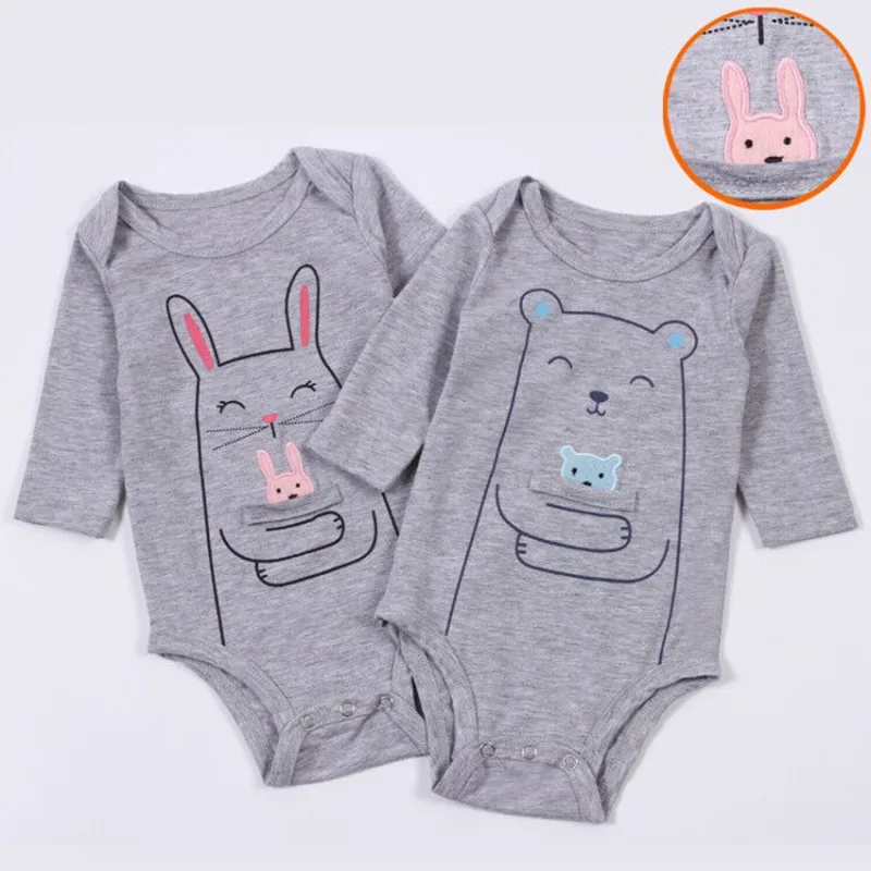 

newborn bodysuit baby babies bebes clothes long sleeve cotton printing infant clothing 1pcs 0-12 Months DS5