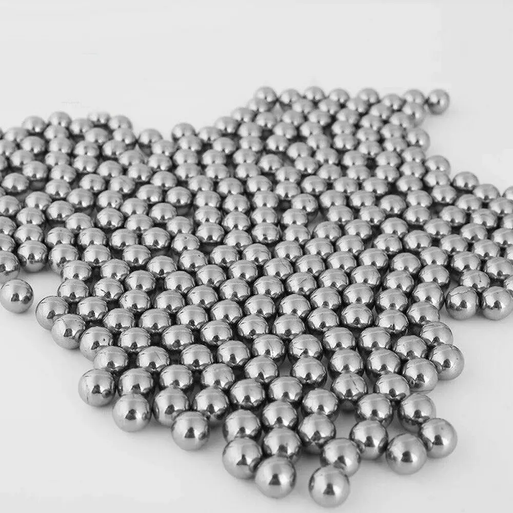 100pcs 6mm-10mm Steel Balls Pocket Shot Outdoor Hunting Slingshot Pinball Stainless Ammo Steel Balls Shooting Accessories