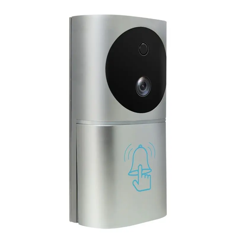 New Motion Sensor Ring Doorbell Wifi Video Door Bell with 1080P Camera IOs Android Cordless Door Bell with Remote Unlock