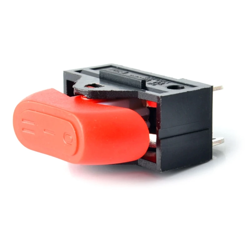 Electric Hair Blower Rocker Switch Hair Dryer Parts 3 Pin 3 Position Rocker Switch ON/Off Rocker Switch Black Red