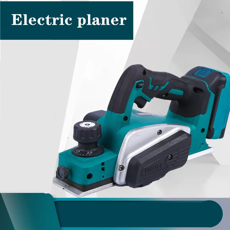 Lithium Electric Planer Industrial Grade Multifunctional Electric Planer Woodworking Portable Press Planer Portable