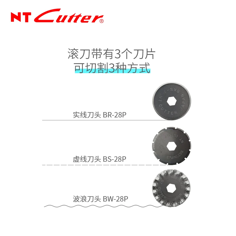 اليابان NT القاطع RO-1P 28 مللي متر موجة ورقة القاطع الصلبة خط القاطع انزلاق diy بها بنفسك منقط ورقة القاطع موجة خط منقط ورقة قطعة أثرية