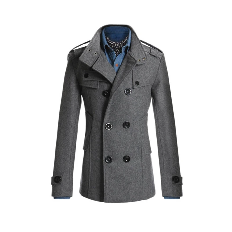 MRMT 2024 Brand New Men's Jackets Wool Overcoat for Male Long Suit Woolen Windbreaker Men Coat Outer Wear Man Jacket Clothing