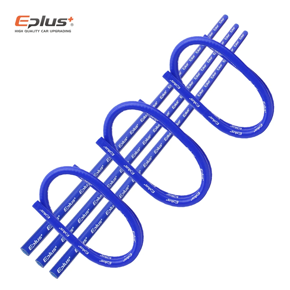 Blue Silicone Tubing Braided Hose Universal Multiple Sizes Silicone Water Pipe Car Radiator Intercooler Pipeline Air Hose 1M