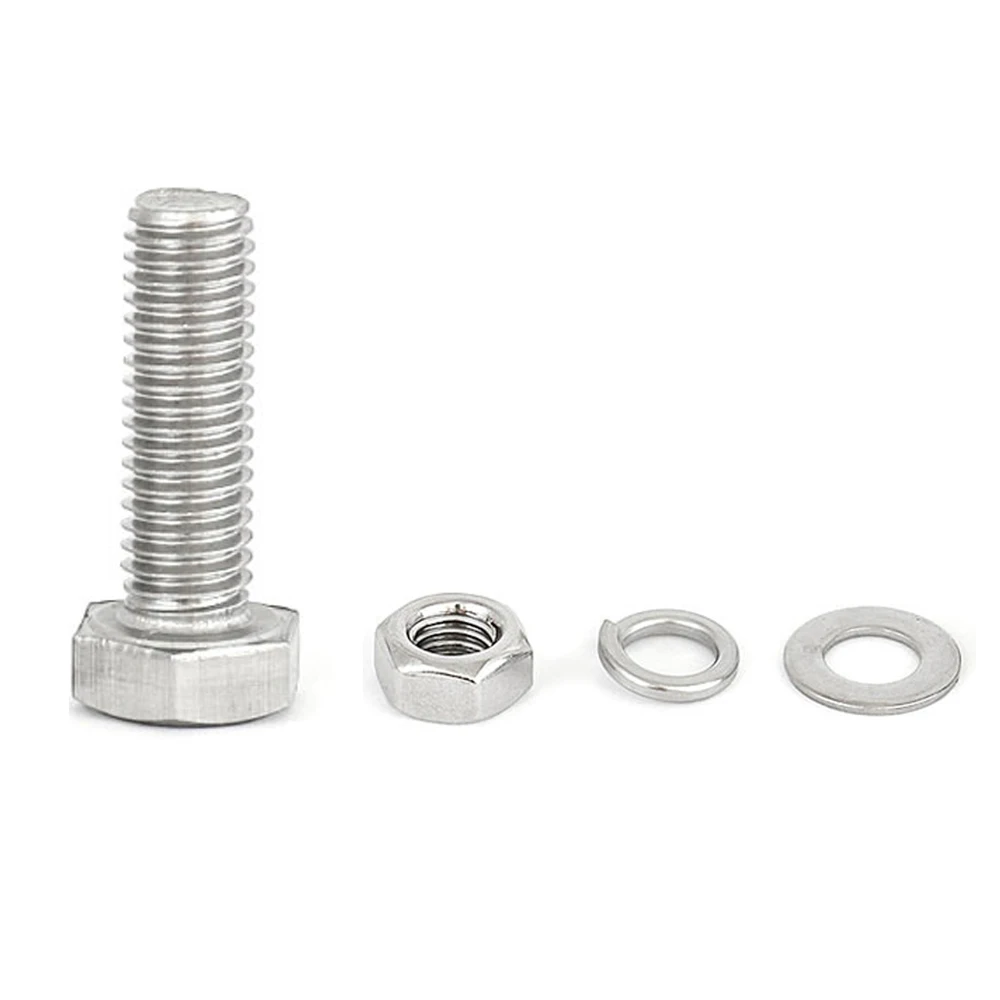 ALLSOME 8*30 External Hex Hexagon Head Screws for Drill Press Drilling Machine Milling Worktable Cross Slide Vise Vice table - view 2