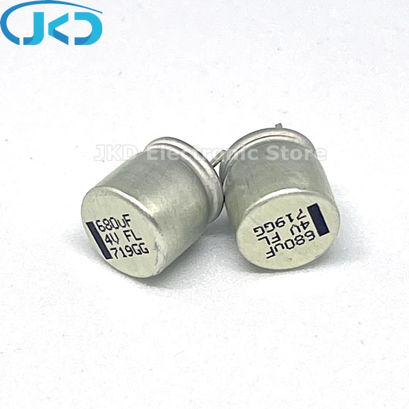 10pcs 680uF 4V 8x9mm Low ESR 4V680uF VGA/Motherboard Capacitor 8*9mm 680uf4v 100% Original