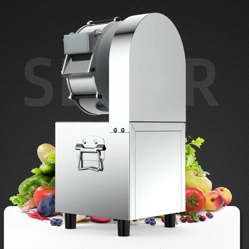 240W Small vegetable cutter machine for radish cucumber potato slice and shred machine