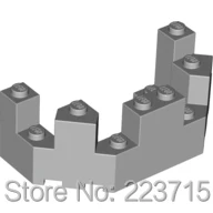 *Balcony 1/2 4X8X2* JH974 2pcs DIY enlighten block brick part No. 6066 Compatible With Other Assembles Particles