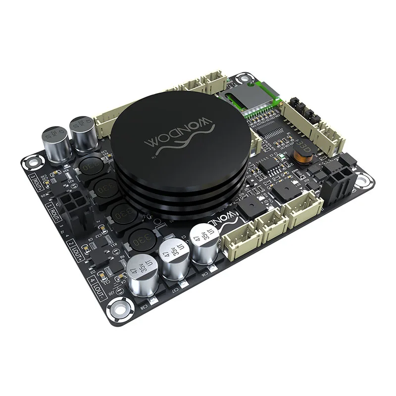 WONDOM 2x50 W 4Ω فئة D مضخم الصوت مجلس ستيريو أمبير وحدة ث بلوتوث Ver5.0 & DSP - JAB2v2 للمنزل المتكلم DIY