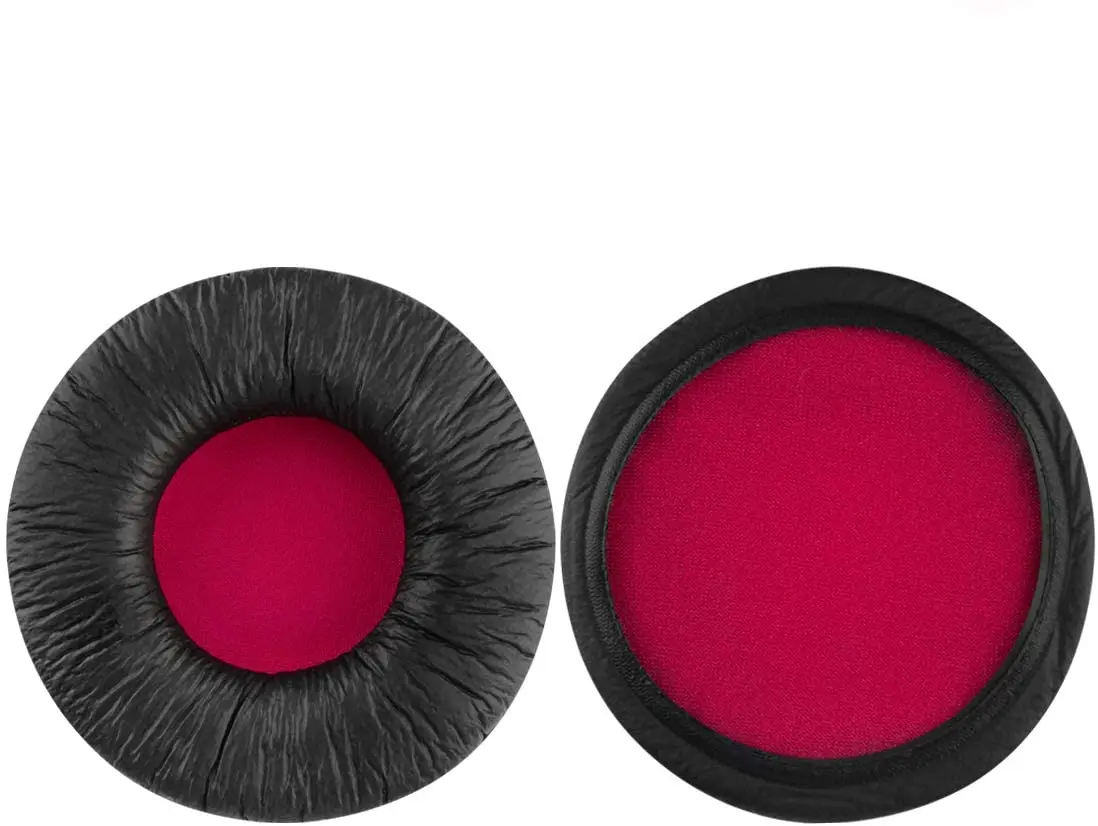 Almohadillas de repuesto de cuero proteico QuickFit para auriculares Sony MDR-V55 V500DJ, piezas de reparación de almohadillas para auriculares