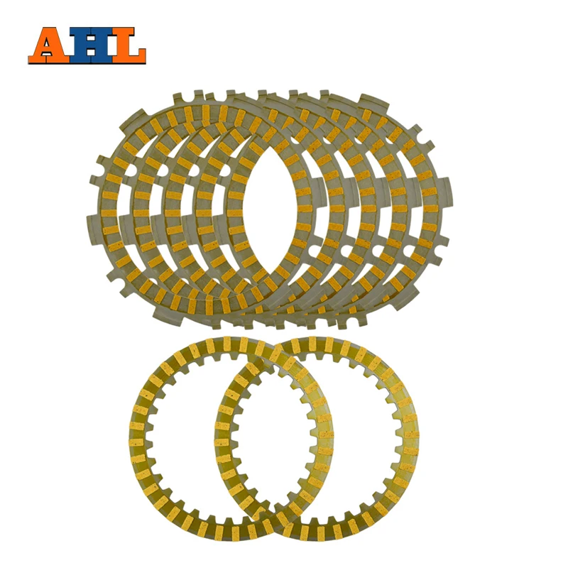 AHL A Set Friction Plates Paper based Plate Motorcycle Parts Clutch Plates Friction Discs For YAMAHA T-MAX 500 Tmax500 T max500