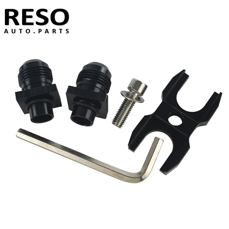 RESO--AN10 Air Oil Cooler Adapter Fitting Kit For BMW E36 E46 Euro E82 E9X 135/335 E46 M3 E90 E92 335i/335is/335xi/335i/xDrive