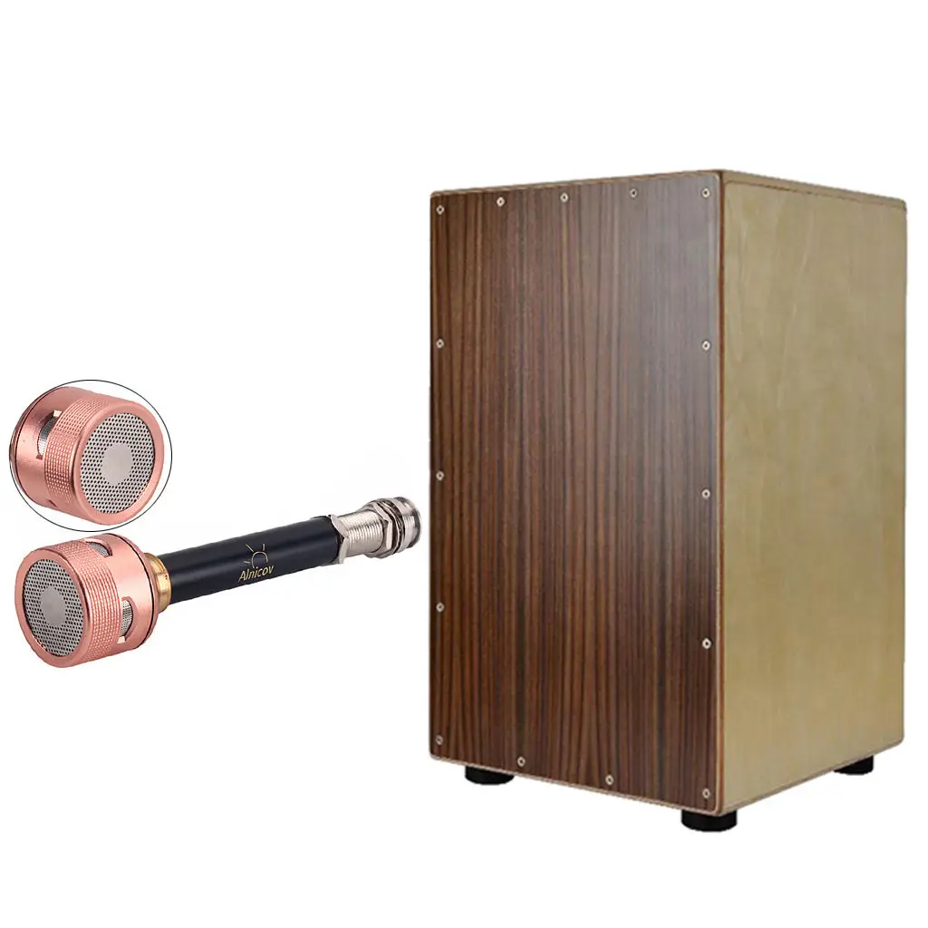 Easy Installation Cajon Drum Pickup EQ Percussion Drum Musical Instruments