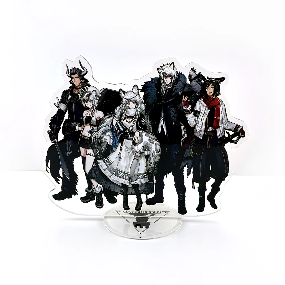 Arknights characters #A Courier SilverAsh Pramanix Cliffheart Matterhorn acrylic stand figure model holder cake topper anime