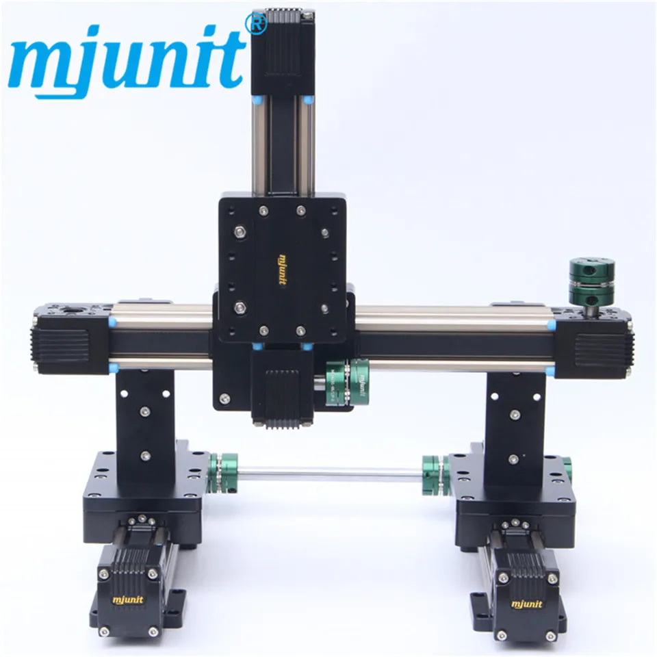 

mjunit xyz 3 axis synchronous belt slide linear guide module manipulator with non-standard customization for underwear silicone