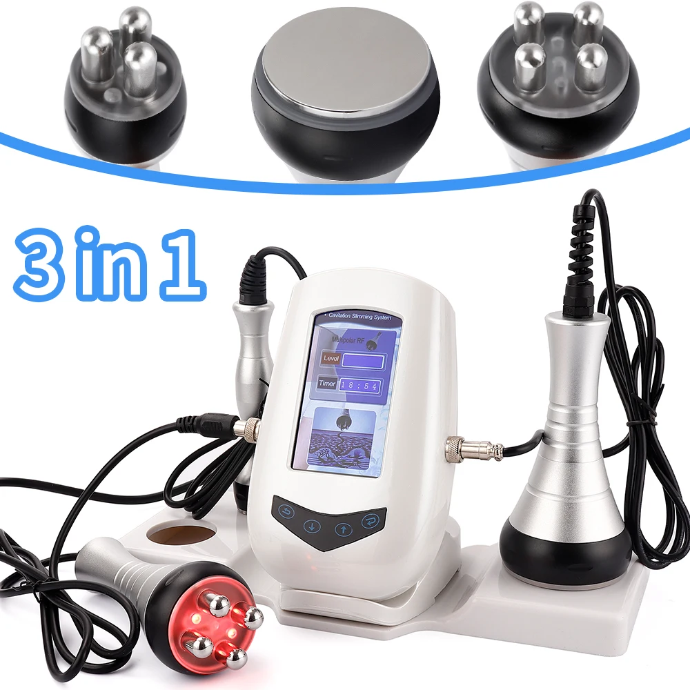 

40K Cavitation Ultrasonic Weight Loss Beauty Machine New Touch Button Control Multipolar RF Body Skin Tighten Anti-wrinkle 101A