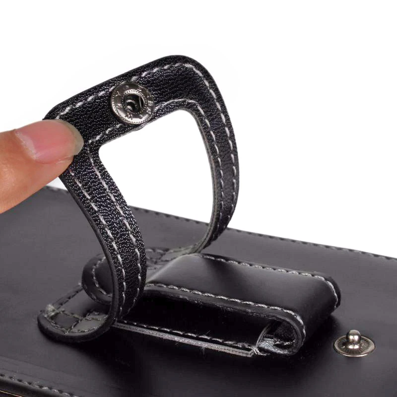 블랙 유니버설 전화 허리 가방 아이폰에 대 한 휴대 전화 액세서리 후크 전화 파우치 케이스와 삼성 Xiaomi 화 웨이