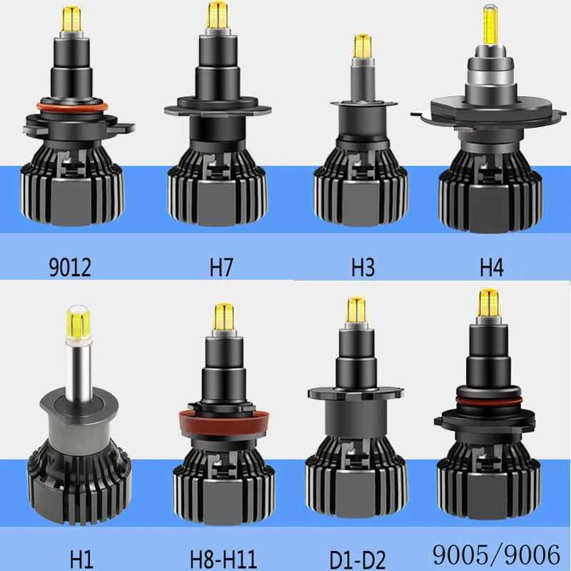 2x Auto Fari A LED Lampadina Canbus h1 h3 H11 H8 9005 hb3 9006 hb4 h7 h4 luce Per peugeot 206 307 407 508 308 406 301 5008 2008