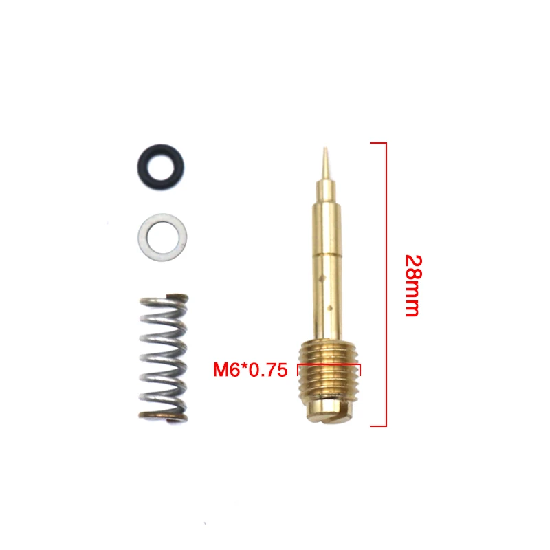 ZSDTRP Motorcycle Carburetor Air Adjusting Screw Idle Mixture Fuel Ratio Screw For PWK keihin CV40 CVK34/36/40 Carbs