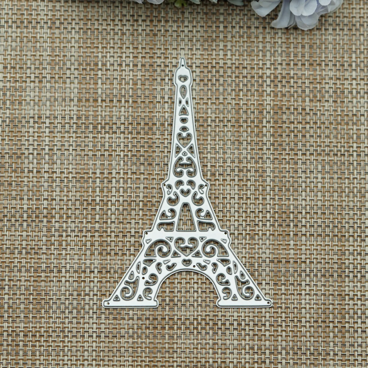 Eiffel Tower Pattern Metal Cutting Dies DIY Memory Card Photo Album Clipart Decorating Paper Art Work Handcraft Material