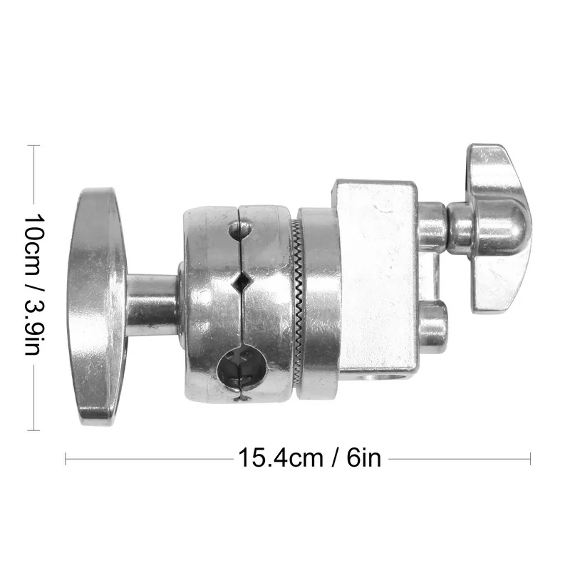 Сверхмощная подставка для видеосъемки из нержавеющей стали для осветительной стойки Серебристая подставка для осветительной стойки