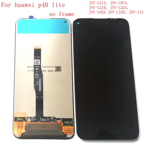 6.4"For Huawei p40 lite Lcd Screen Display+Touch Glass Digitizer Frame For p40lite JNY-L21A JNY-L01A JNY-L21B nova 7i NY-LX1