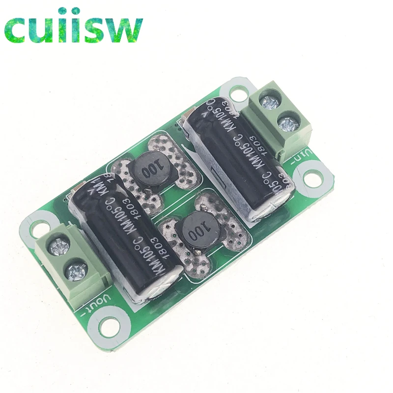 0-50V 4A DC Power Supply Filter Board Class D Power Amplifier Interference Suppression Module Car EMI Control Panel