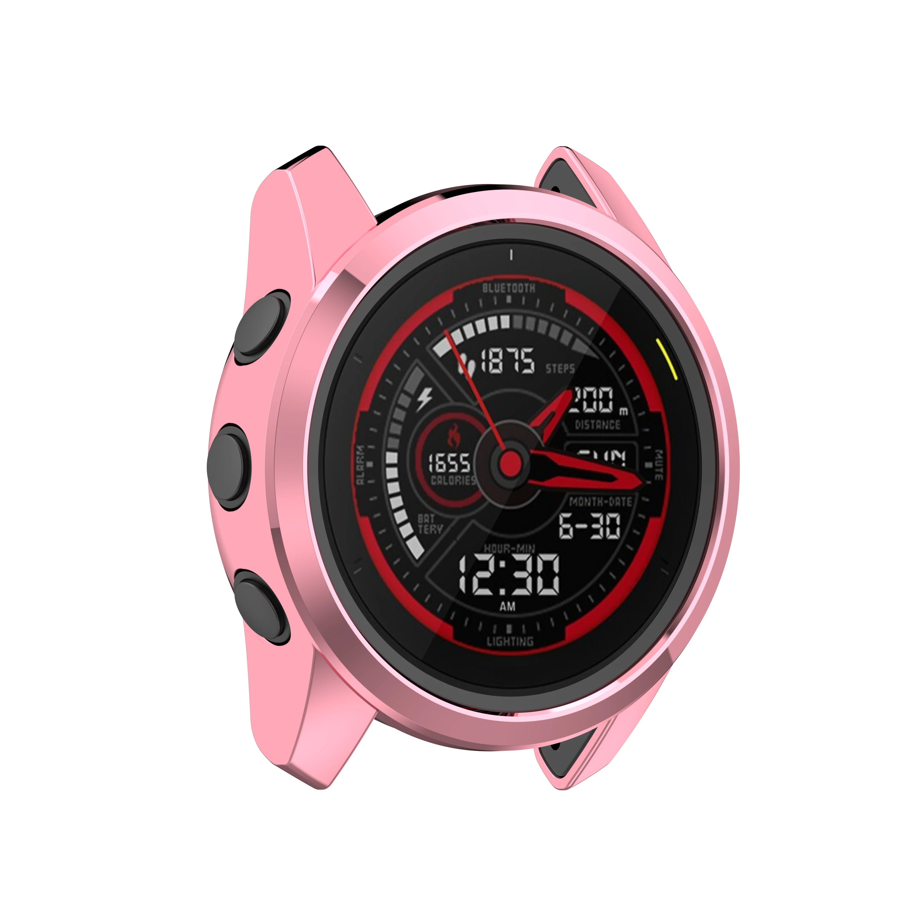 Zenheo Tpu Plating Horloge Case Voor Garmin Forerunner 745 Smart Horloge Vervanging Beschermende Shell Voor Garmin 745 Case