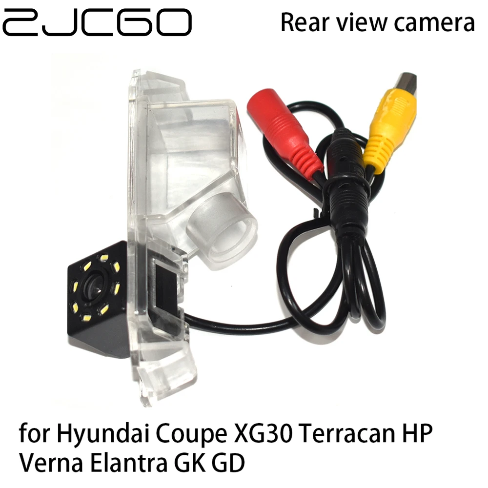 

ZJCGO CCD Car Rear View Reverse Back Up Parking Night Vision Camera for Hyundai Coupe XG30 Terracan HP Verna Elantra GK GD