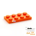 60 piezas de color naranja