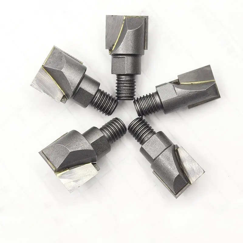 5Pcs M10 16.5-24mm Locksmith Woodworking Door Lock Mortiser Cutter Tungsten Steel Drill Bit Jig Tool