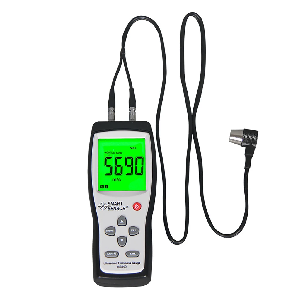 Imagem -05 - Inteligente Sensor Handheld Ultrasonic Medidor de Espessura Lcd Digital Espessura Tester Profundidade Medidor Alta Precisão 12225 Milímetros