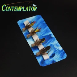 3pcs 10# Dave’s Hopper With Spun Deer Hair Head&Knotted Legs Fly Fishing Lures Imitating Adult Grasshoppers&Orthoptera Species