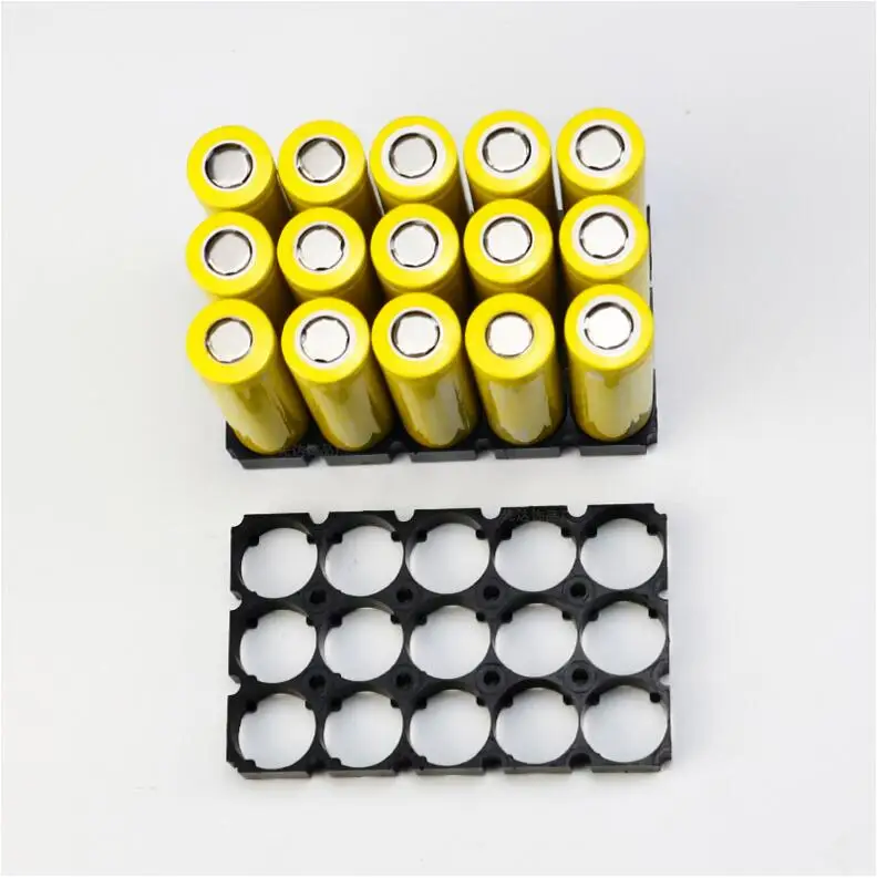 

3*5 21700 Battery Holder Bracket Cell Safety Anti Vibration Plastic Cylindrical Brackets For 21700 Lithium Batteries