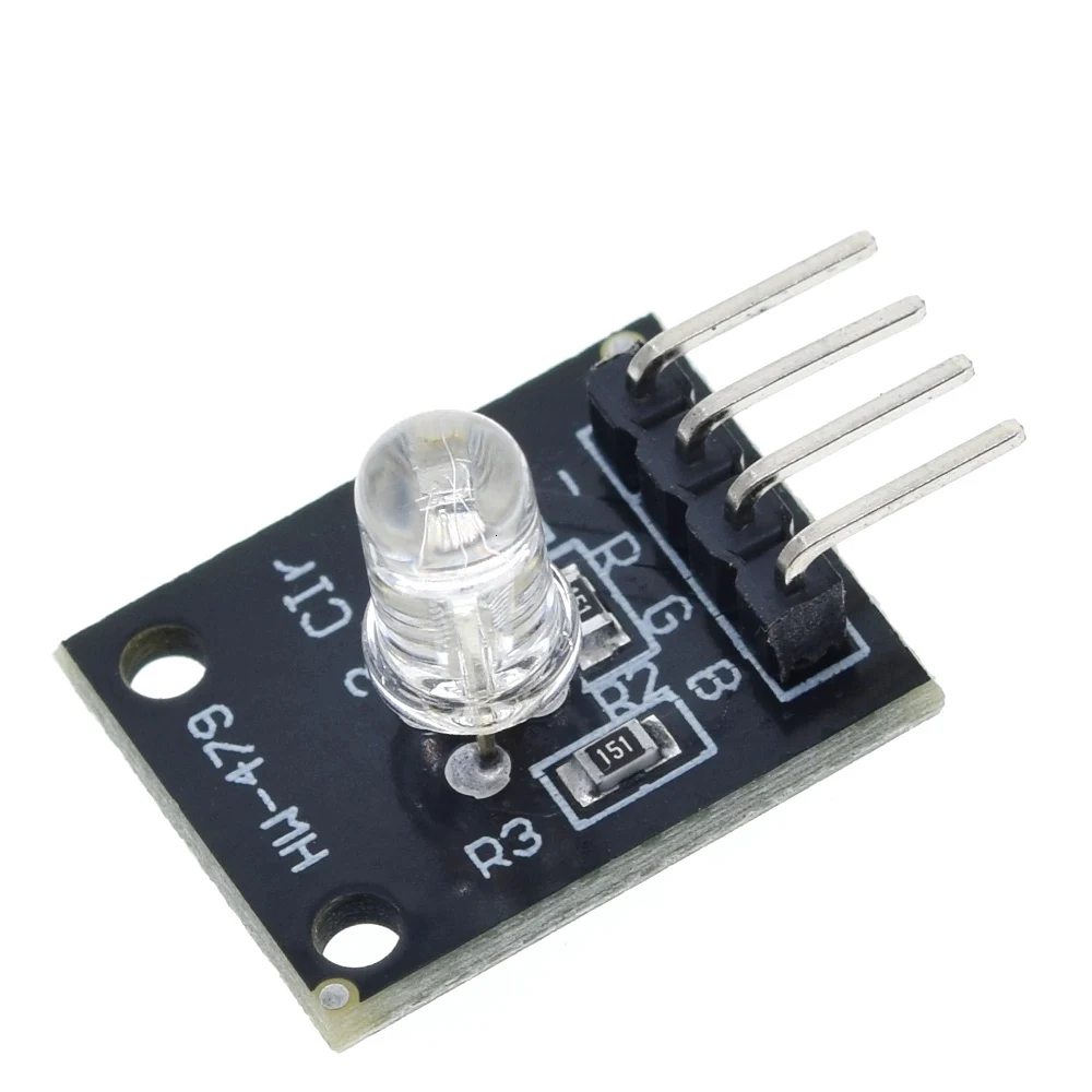 TZT Smart Electronics FZ0455 4-Pin KEYES KY-016 Dreifarbiges RGB-LED-Sensormodul für Arduino DIY Starter Kit KY016 – Detail 4