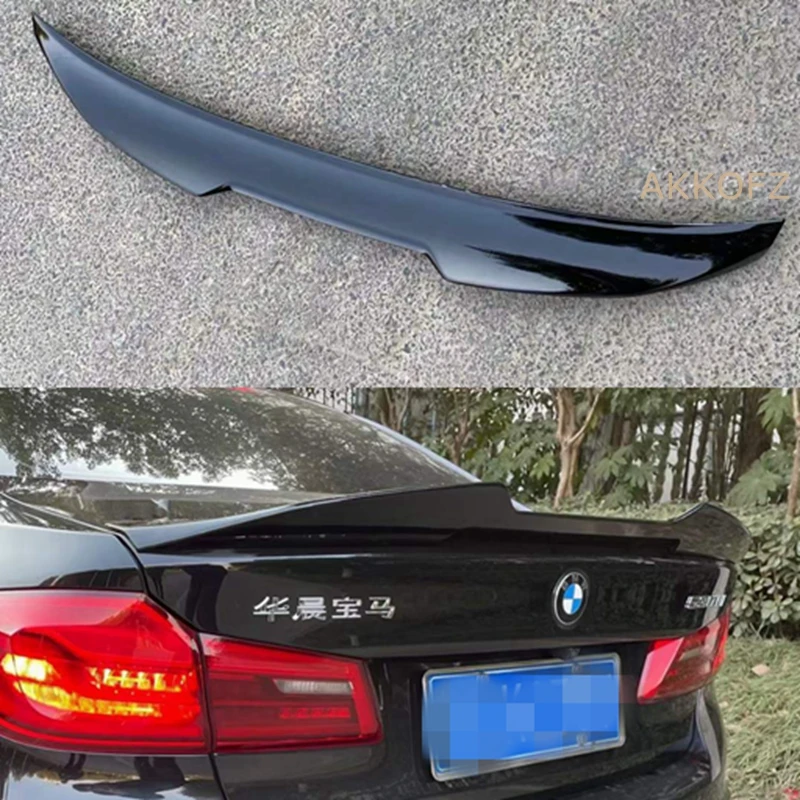 

For BMW G30 5 series sedan 520i 530i 540i G38 black PSM style car trunk spoiler lip 2017 2018 2020