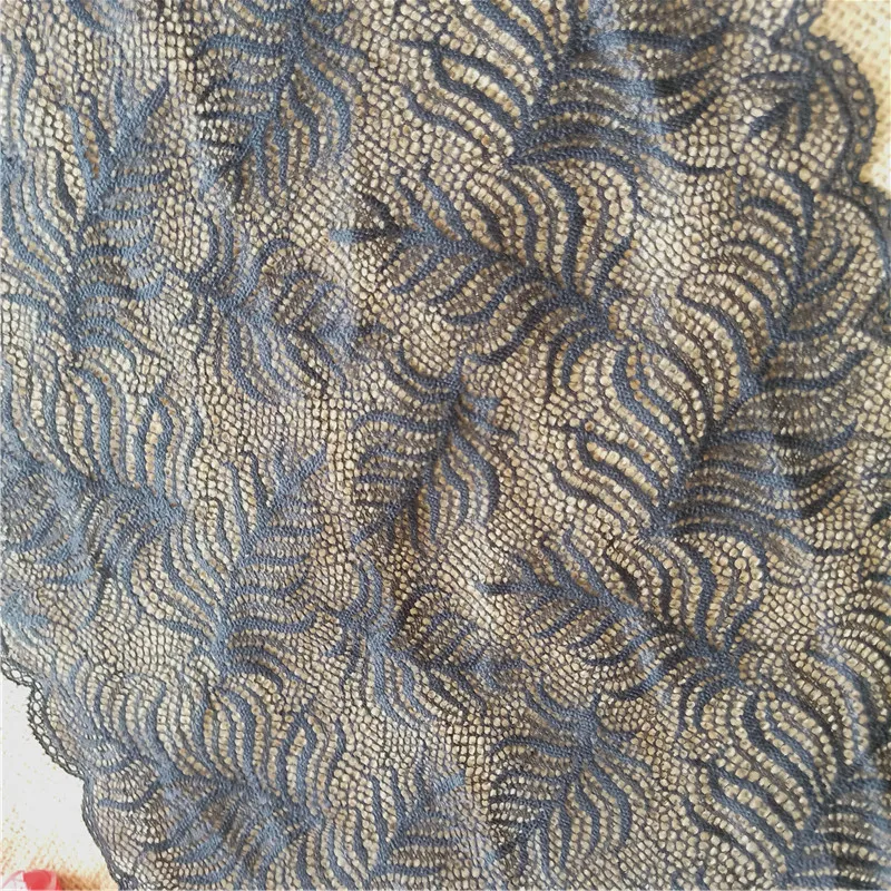 28-5 25cm Lace Lace Decoration Black Lace Edge Clothing Decoration DIY Handmade Lace Lace E2136 Dress Decoration