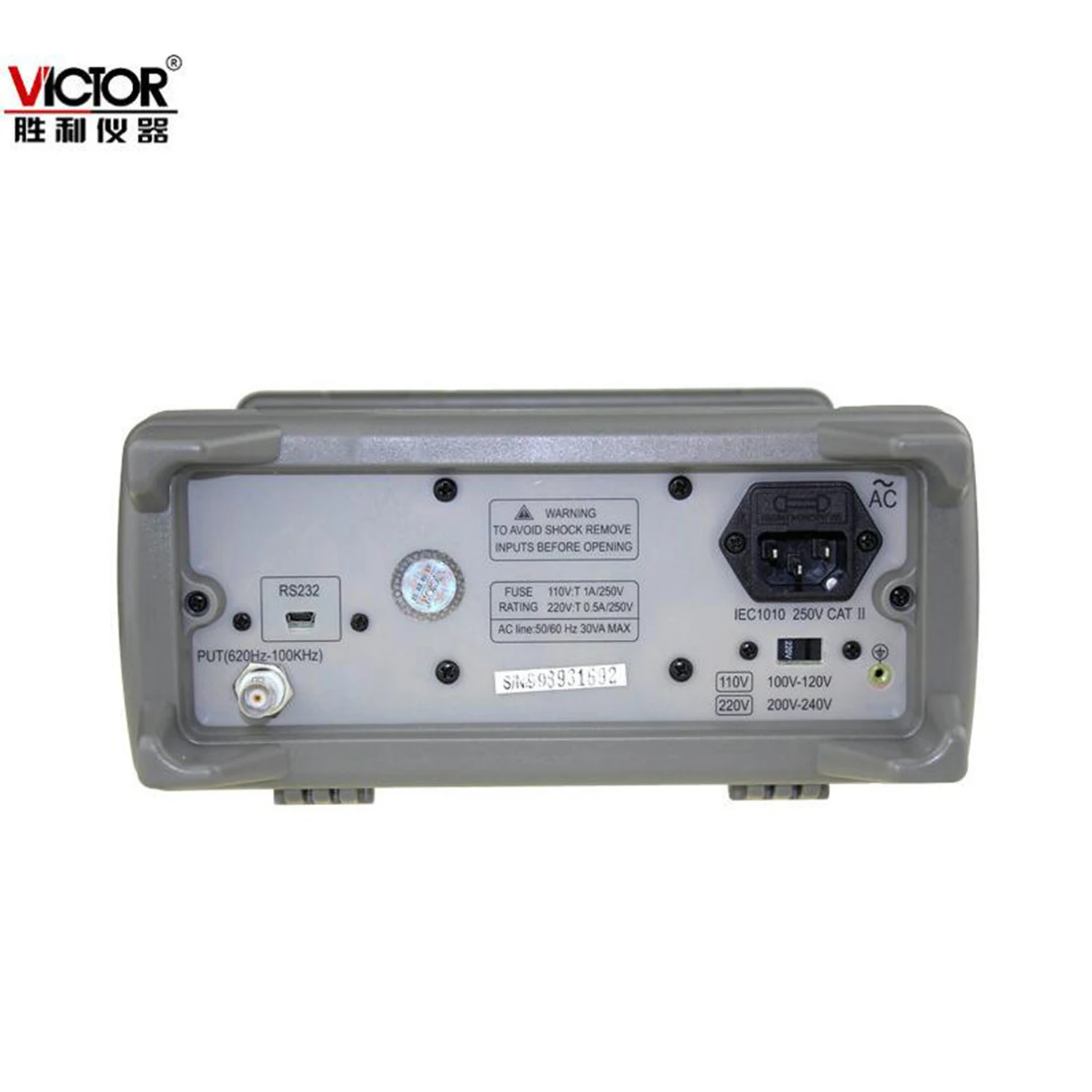 VICTOR 8245 4 1/2 High Precision Digital Multimeter Bench-Type Multimeter,Frequency response:50Hz~1kHz,Operation Way Auto Range.