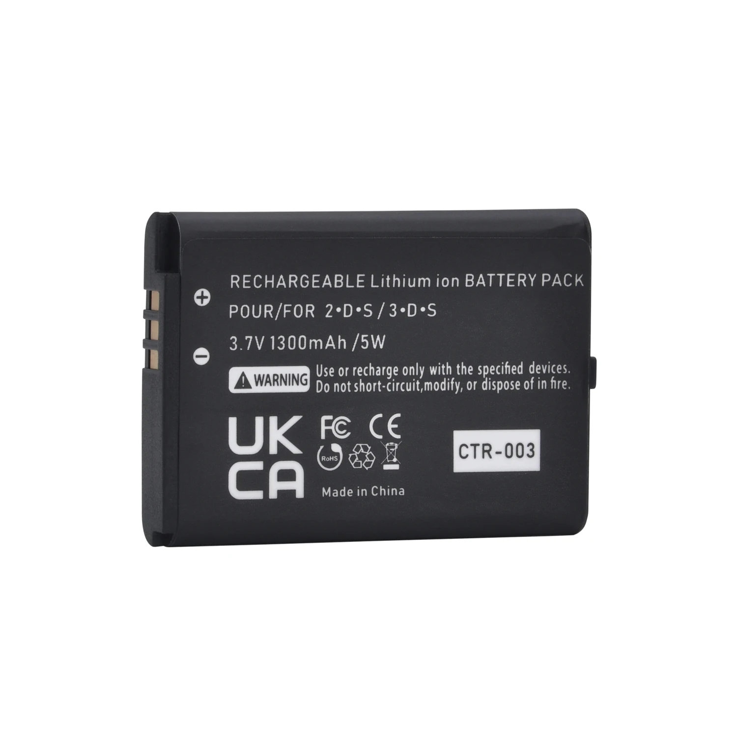 CTR-003 CTR 003 CTR003 3.7V 1300mAh 5Wh Rechargeable Battery for 3DS  console internal Battery