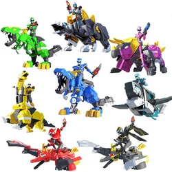 Newest Two Mode Mini Force Transformation Toys Action Figures MiniForce X Simulation Animal Dinosaur Deformation Mini Agent Toy